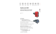 Hydrocont - Model S50 - Filling Level Measurement Brochure