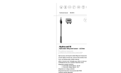 Hydrocont - Model M - Hydrostatic Fill Level Sensor Brochure