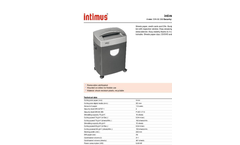 intimus 2000 S Document Shredder Datasheet