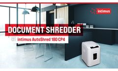 intimus AutoShred 180 CP4 - Video