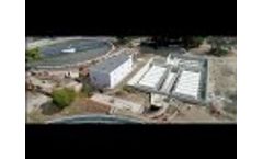 MITA Cloth Filters in Cuma WWTP from the Drone - Video