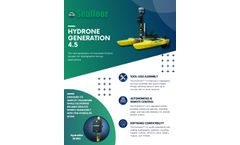Seafloor HyDrone - Model 4.5 Generation - Uncrewed Surface Vessel for Hydrographic Survey Applications - Datasheet