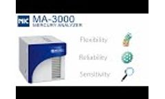 NIC MA-3000 Direct Thermal Decomposition Mercury Analyzer Video