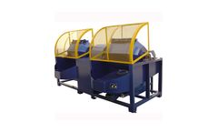Double Barrel Rotary Tumbling Machine