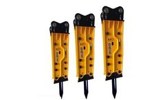 Ray Attachments - Model RHB140 - Hydraulic Rock Breaker for Excavator