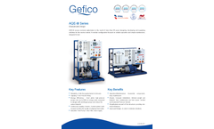 Model AQE-M - Reverse Osmosis Watermakers - Datasheet