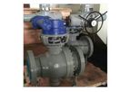 Rodeo - Model RODEO0008BV - Flange Split-Body Carbon Steel Industrial Trunnion Ball Valve