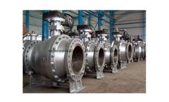 Rodeo - Model RODEO0002BV - Split-Body Flanged Stainless Industrial Trunnion Ball Valve