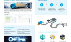 Truck temperature monitoring - Model Blutrack - Blutrack technology