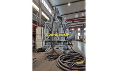 Newly finished 220kw submersible slurry pump with 4 agitators