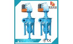 ZIDONG - Model ZF - vertical mining floatation slurry pump anti-abrasion froth pump foam pump