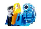 Zidong Pump - Model ZH-12X10G - Mine Tailings Metal Liner Slurry Pump With V Velt Driving