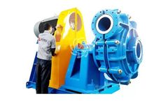 Zidong Pump - Model ZH-12X10G - Mine Tailings Metal Liner Slurry Pump With V Velt Driving