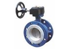 Model D341F - ​Double Flanged Butterfly Valves with PTFE Seat