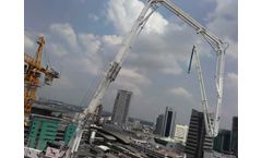 PB51AT-4R-E Hydraulic Concrete Placing Boom