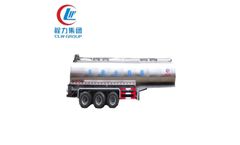 3 Axles 40 CBM Milk Tank Trailers
