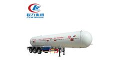 3 Axles 56000 Liters LPG Tank Semi Trailers