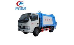 4X2 Dongfeng 5CBM Garbage Compactor Trucks