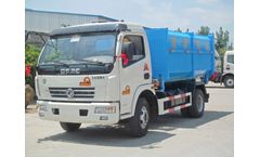 4X2 Dongfeng 5m3 Hook Lift Garbage Trucks