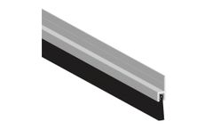 UniBrush - Model ST-006 - Anodised Aluminium Carrier Silding Door Brush Strip
