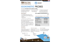 Isokinetic - Standard Integrated Stack Sampling Probes - Datasheet