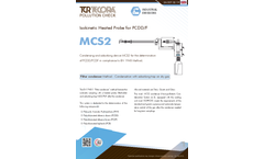 TCR Tecora - Model MCS2 - Isokinetic Heated Probe for PCDD/F - Datasheet