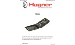 Hagner - Model TP200 - Digital Photometer Brochure