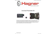 Hagner - Model S5 - Universal Photometer - Brochure