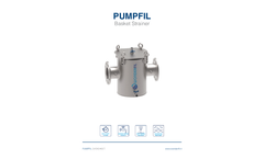 Wonderfil - Model Pumpfil - Strainer Filter - Brochure