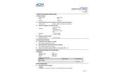 Boron Nitride SDS  Brochure