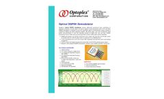 Optoplex - Model DQPSK - Demodulator Brochure