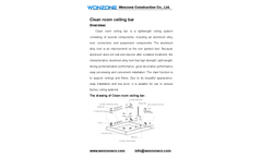 Wonclean - Model T Bar - Clean Room Ceiling Grid System Brochure