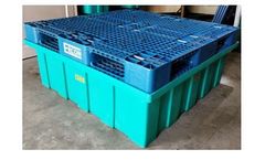 Ercon - Model ECSP-4D-RP - Customised Four Drum Spill Pallet