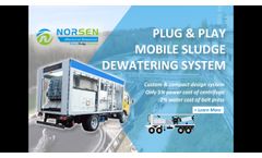 Norsen Separation | Mobile Dewatering System and Plug & Play Sludge Treatment Solutions - Video