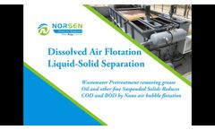 DAF System Dissolved Air Flotation Machine Remove Suspended Coagulant Tank - Video
