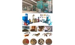 Fish Feed Pellet Extruder Machine For Aquaculture