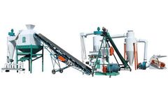 Fusmar - Model wood pellet production line  - Biomass Wood Pellets Biomass Pellet Production Line Supplier