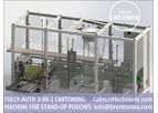 Calmus - Model FIS360C - Form-Insert-Seal Monoblock Case Packer Cartoning Machine for Stand-Up Pouches