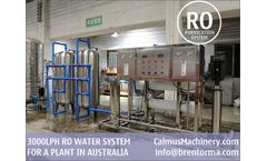 Calmus - Model BROCI-3TPH - 3000LPH Australia Ordered Commercial RO Water Reverse Osmosis System
