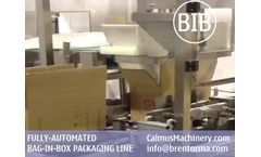 Calmus - Model BIBPL600 - Fully-automated Bag in Box Packaging Line