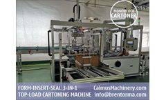 Calmus - Model TL31C - Form-Insert-Seal Cartoning Machine Monoblock Case Packer