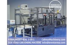 Calmus - Model SL31C - High-Speed Monoblock Case Packer Side-Load Cartoning Machine