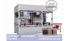 Calmus - Model CL71 - Case Liner Placing Machine