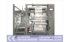 Calmus - Model CL71/CL7X - CE Certified Poly Bag Inserters