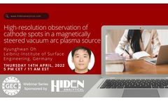 High-resolution observation of cathode spots in a magnetically steered vacuum arc plasma source