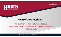 MASsoft Professional Auto Analysis Routines - Presentations