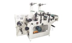 Loyal - Model HC-320A - Automatic Blank Label Slitting Rotary Die Cutting Machine with Turret