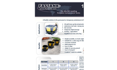 Fasttank - Model 1,3,5 - Flexible Temporary Containment - Brochure