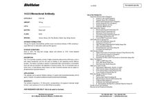 BioVision - Model 14-3-3 - Monoclonal Antibody Brochure
