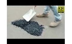 How to Make Cold Mix Asphalt Without An Asphalt Plant Using K31-CAP Video